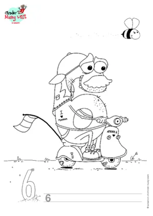 Zahl 6